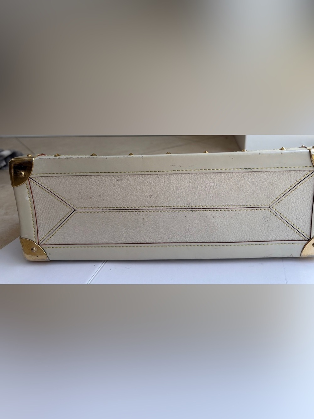Louis Vuitton F/W 03 Suhali Le Fabuleux- Blanc w receipt - Picture 10 of 11